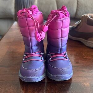 Pink and Purple Kids' Winter Boots